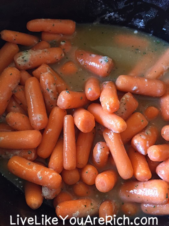 Slow Cooker/Crock Pot Ranch Carrots