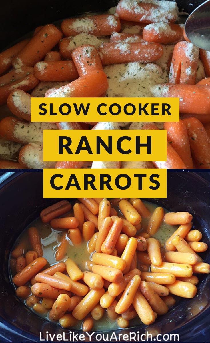 Baby carrots can be deliciously flavorful and pleasantly soft with a few minutes of preparation and cooking time in a crock pot. #babycarrots #healthyrecipes