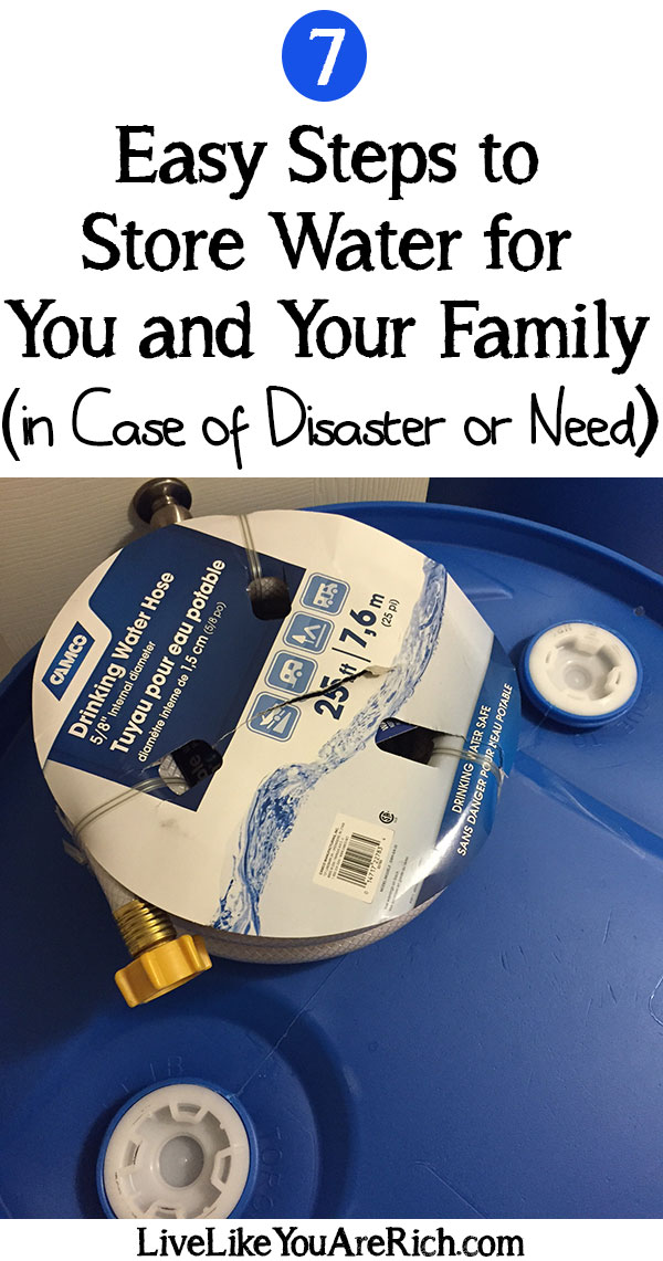 Ways To Quickly Store Water At Home During Disaster