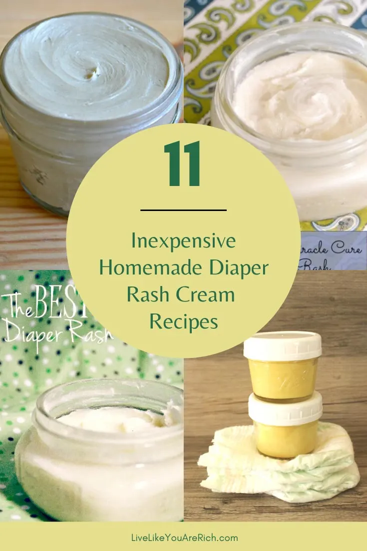 Through this experience, I've learned that babies respond differently to diaper rash creams. They are not a one recipe works for all type of thing. Here are 11 recipes. #diaperrashcream #rashcream