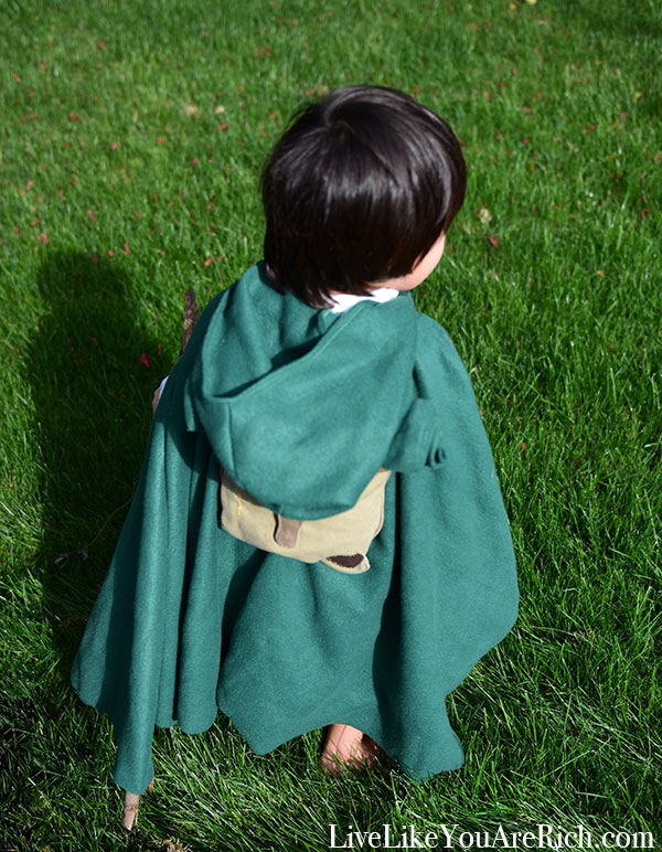 Frodo Halloween Costume for a Toddler