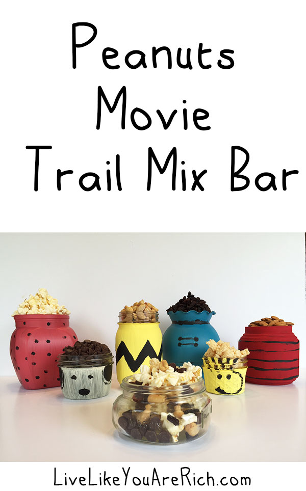 Peanuts Movie Trail Mix Bar