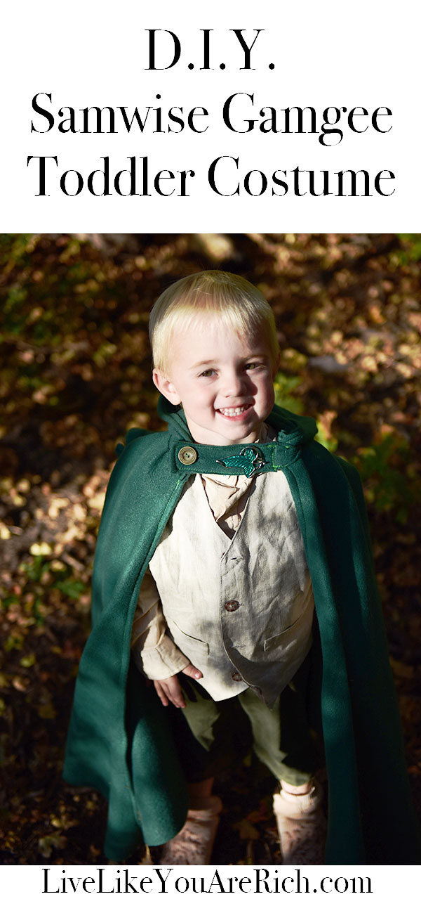 Samwise Gamgee Costume for a Toddler