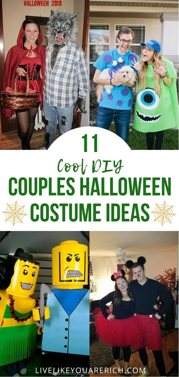 I love great cute and cool halloween costumes. It is even funner to see handmade costumes for couples. I hope you enjoy these 11 as well.