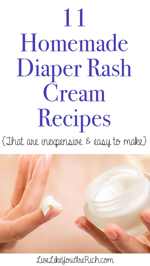 Through this experience, I've learned that babies respond differently to diaper rash creams. They are not a one recipe works for all type of thing. Here are 11 recipes. #diaperrashcream #rashcream