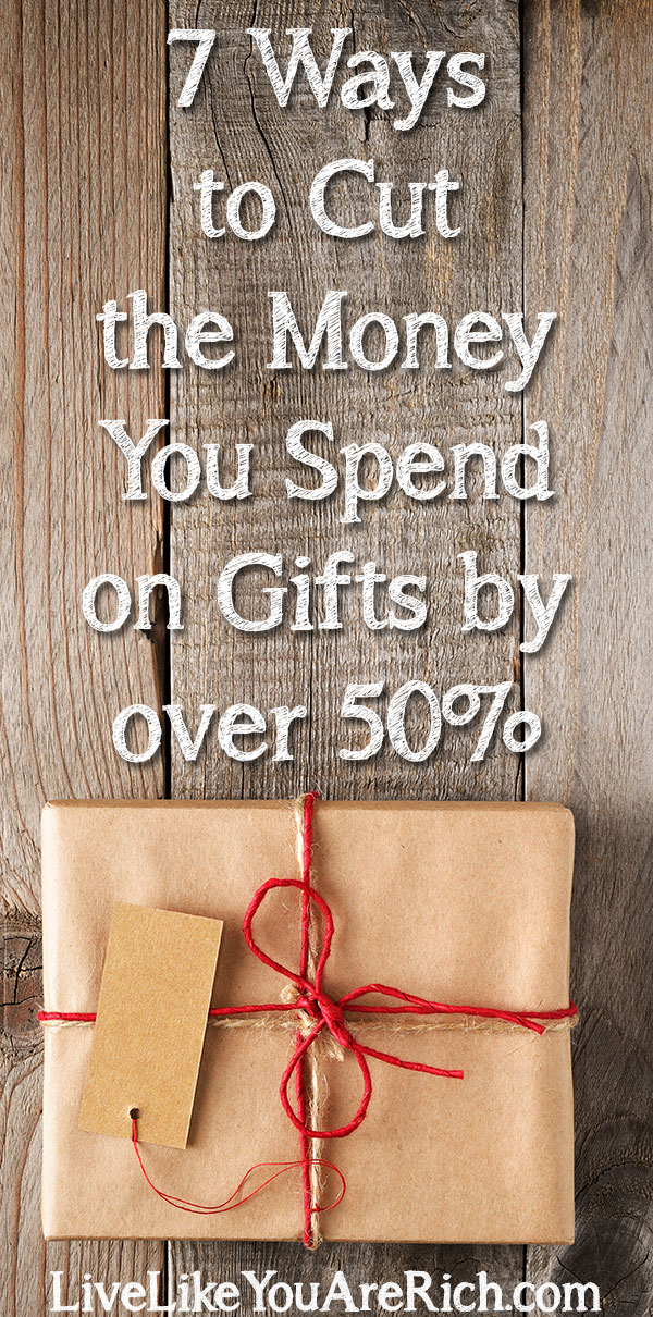 While Christmas is an expensive time of year, if you use these 11 tips on how to save money on gift giving you can easily slash your gift giving budget by over 50%. #giftgiving #savemoney #giftguide