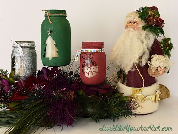 Download D I Y Christmas Mason Jar Craft PSD Mockup Templates