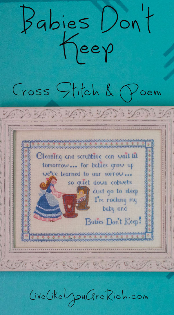 Babies Don't Keep Cross Stitch