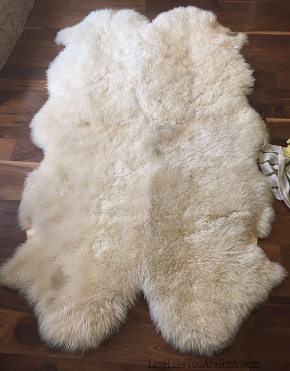 3 Easy Steps to Cleaning a Genuine Sheepskin Rug Live Like You Are Rich