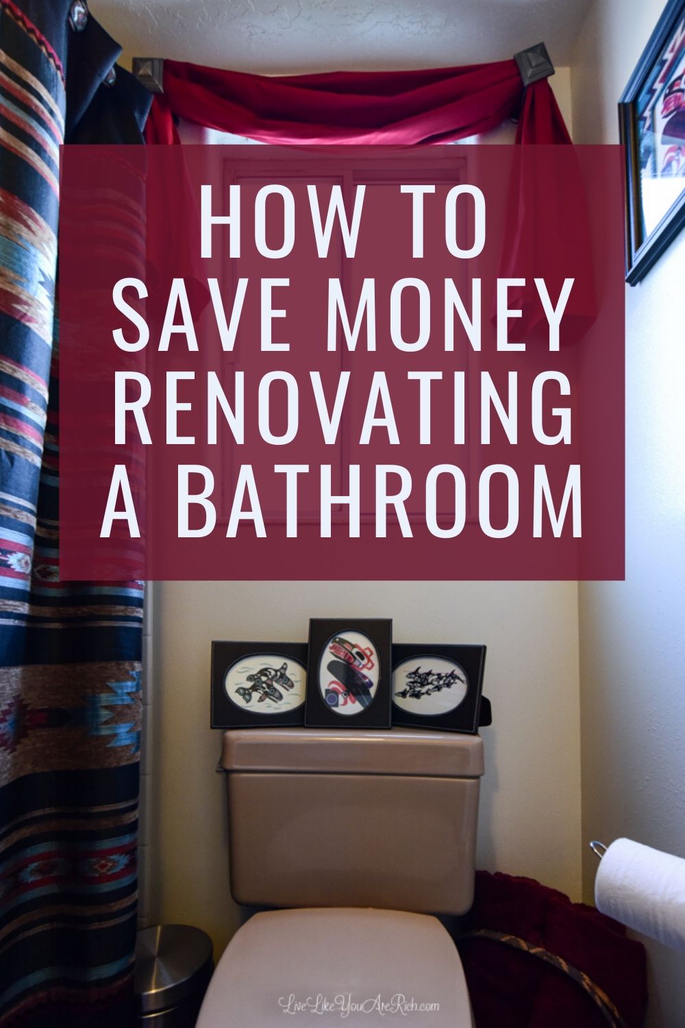 The average inexpensive DIY bathroom renovation is about $5,000. For just over $500 we were able to almost completely renovate, paint, and decorate our bathroom. I’m sharing how we did our bathroom renovation on a budget. 