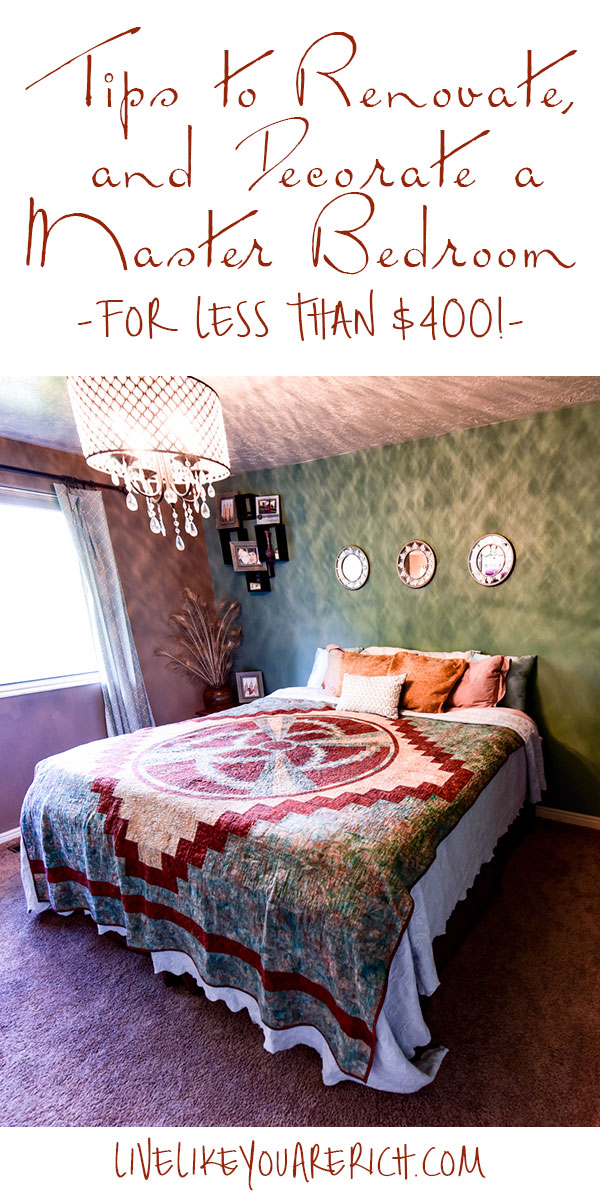How to Save Money on Renovating and Decorating a Master Bedroom