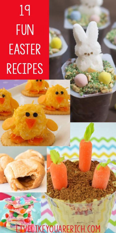 25 Fun Easter Recipes - Live Like You Are Rich