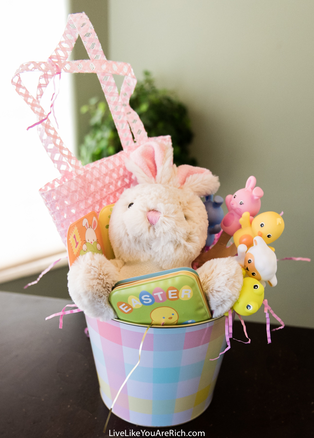 Candy Free Easter Basket for a Toddler Girl