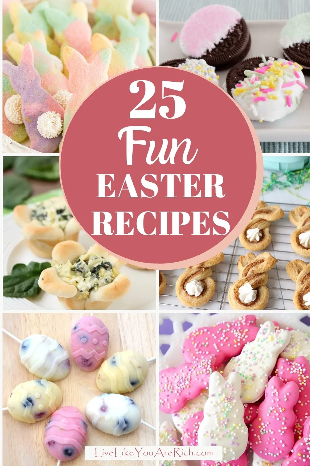 Easter is such a lovely holiday. Making Easter themed recipes are a great way to celebrate as well. Here are 19 Fun Easter Recipes that are great for families with kids!