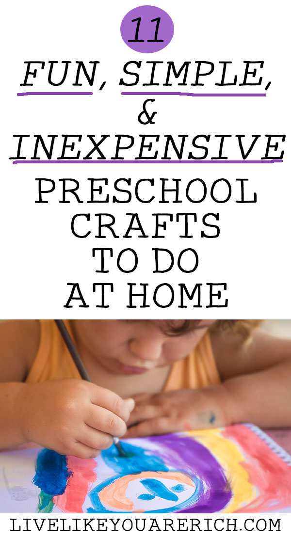 11 Preschool Crafts To Do at Home