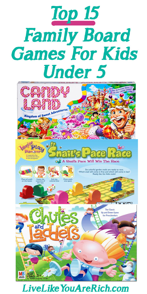 Top 15 Best Family Board Games For Kids Under 5