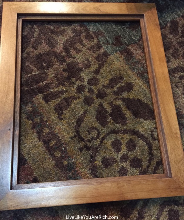 DIY Fabric Wall Art Live Like You Are Rich