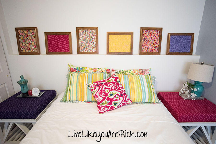 DIY Fabric Wall Art