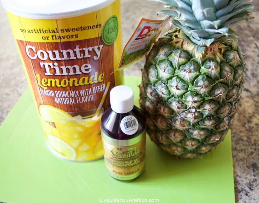 Pineapple Lemonade Slush