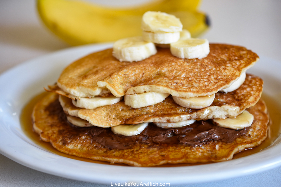 How to Make Banana Pancakes out of Pancake Mix