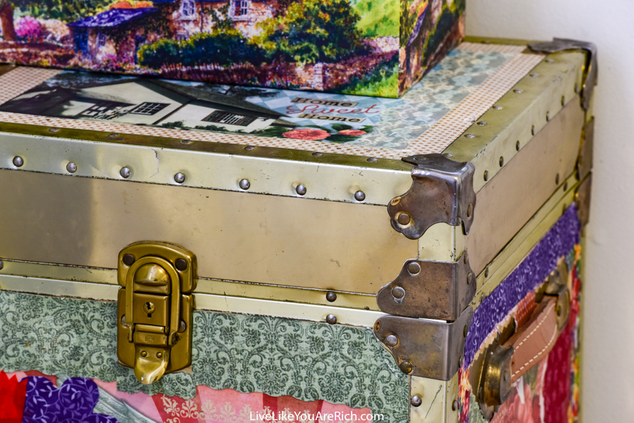 How to Easily Up-Cycle an Old Trunk