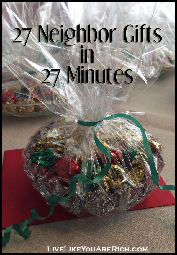 24 Neighbor Christmas Gifts - A Mom's Take