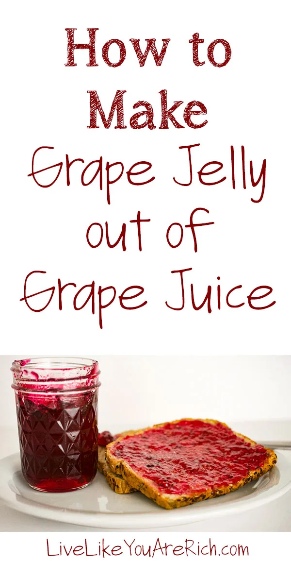 This is my favorite jelly! It is so flavorful, sweet, and delicious! It is easy and quick to make, especially considering the fact that the extras will store for up to a year. I’d highly recommend trying this fantastic recipe. #grapejelly
