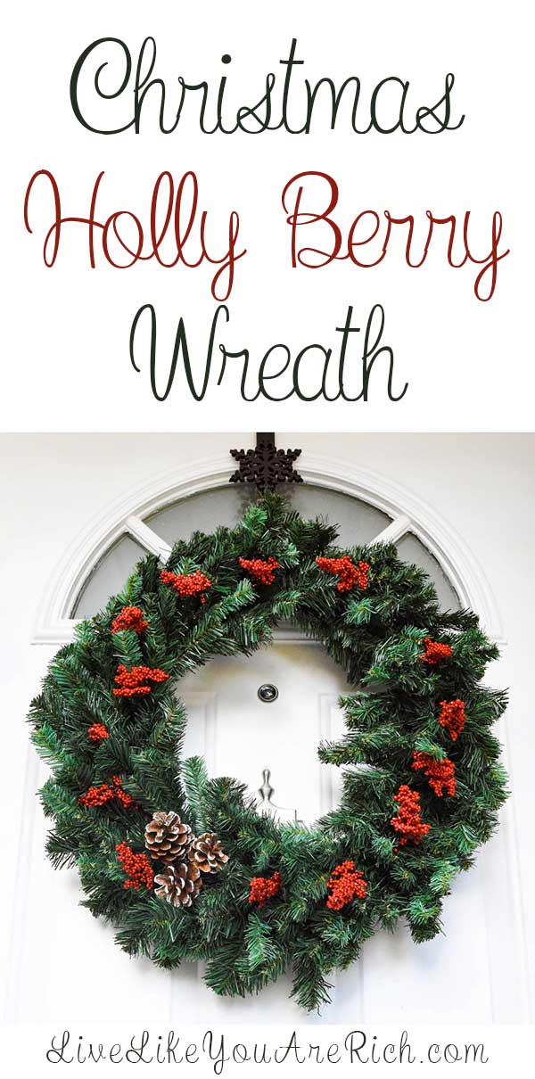 Christmas Holly Berry Wreath