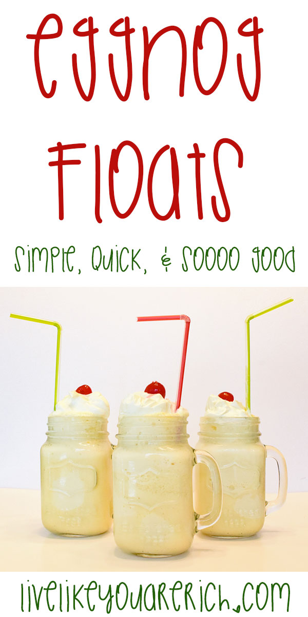 Eggnog Floats - Simple, Quick & Sooo Good