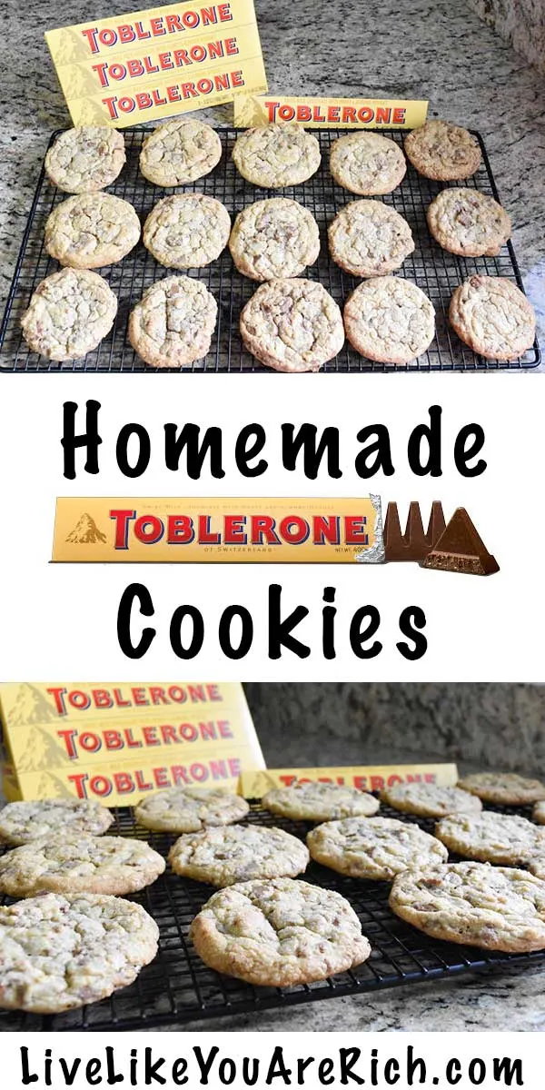Homemade Toblerone Cookies
