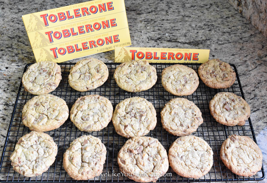 Toblerone Cookies