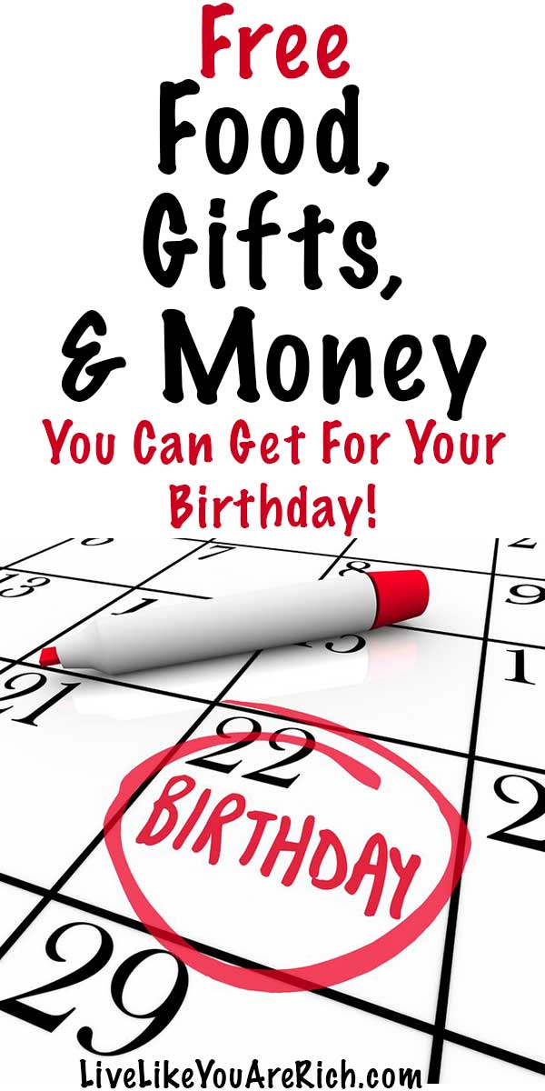 Freebies & Coupons You Can Get for Your Birthday