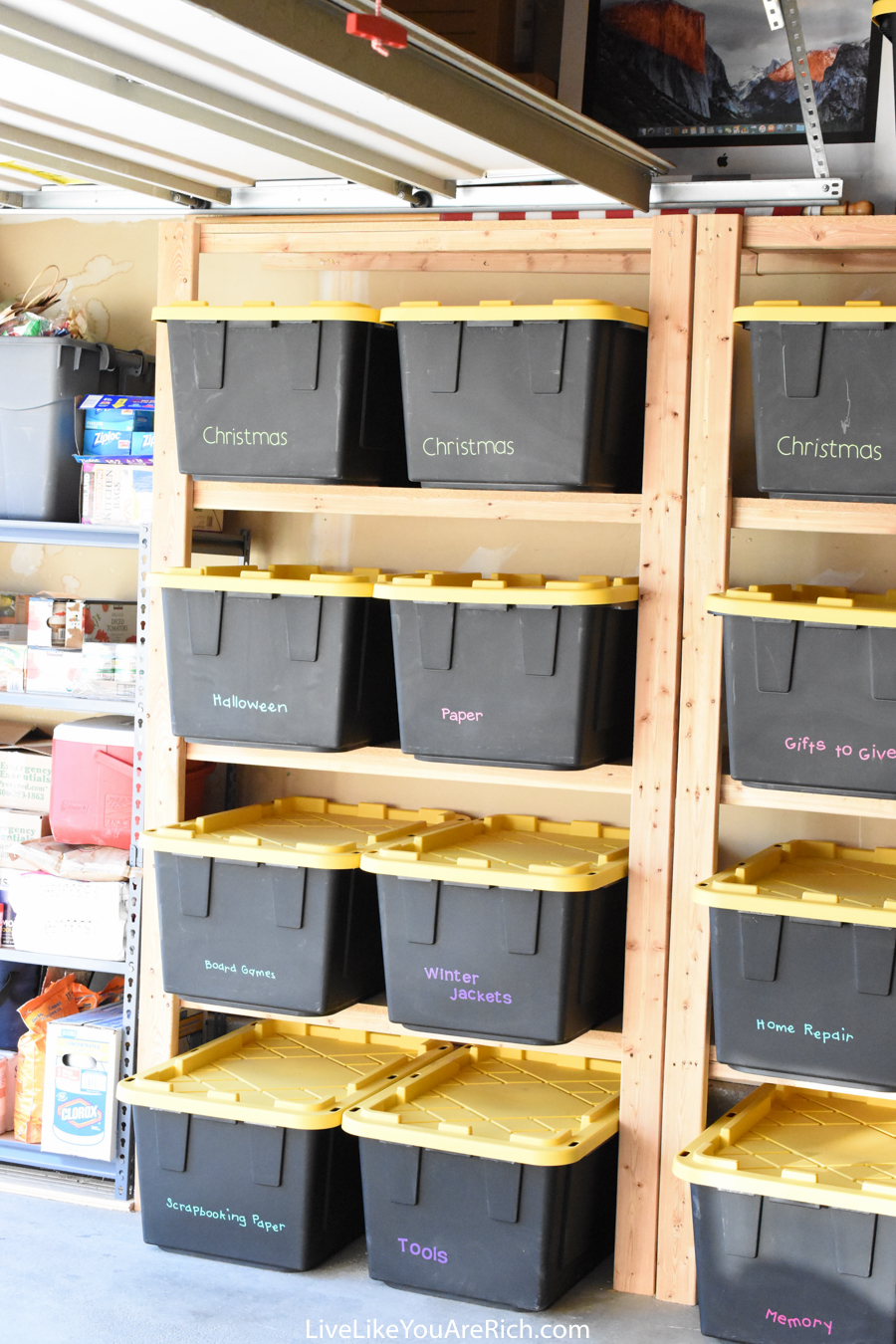 How To Make Wood Storage Shelves Live, Wooden Storage Bin Shelves