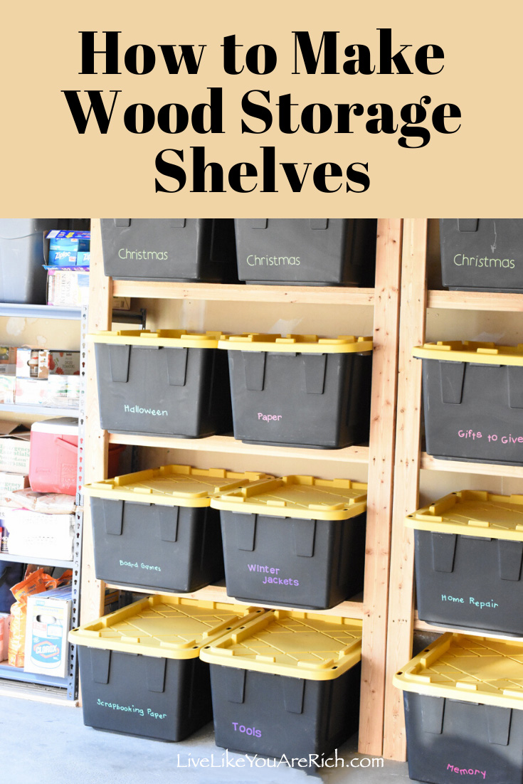 tote organizer shelf