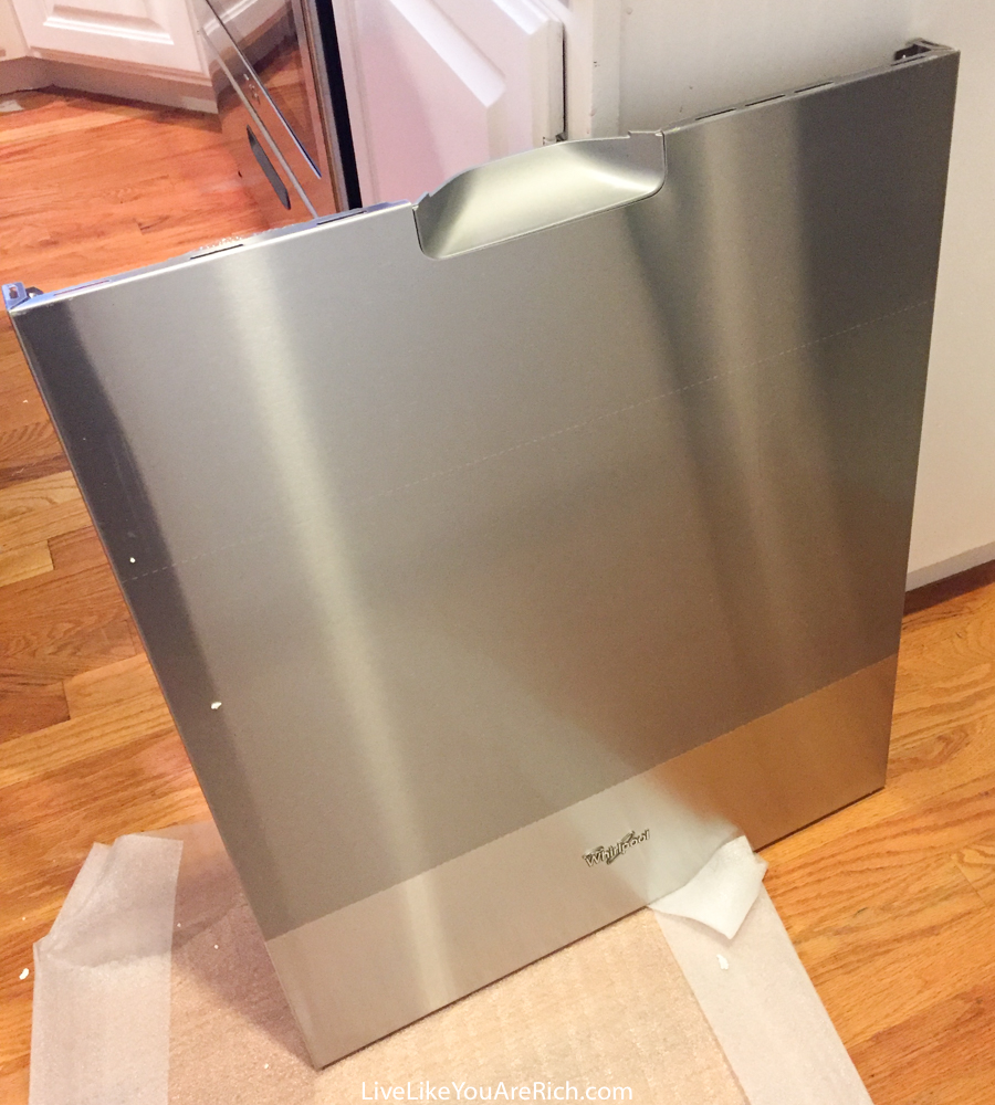 How to Upgrade Your Dishwasher to Stainless Steel for Around $100.00