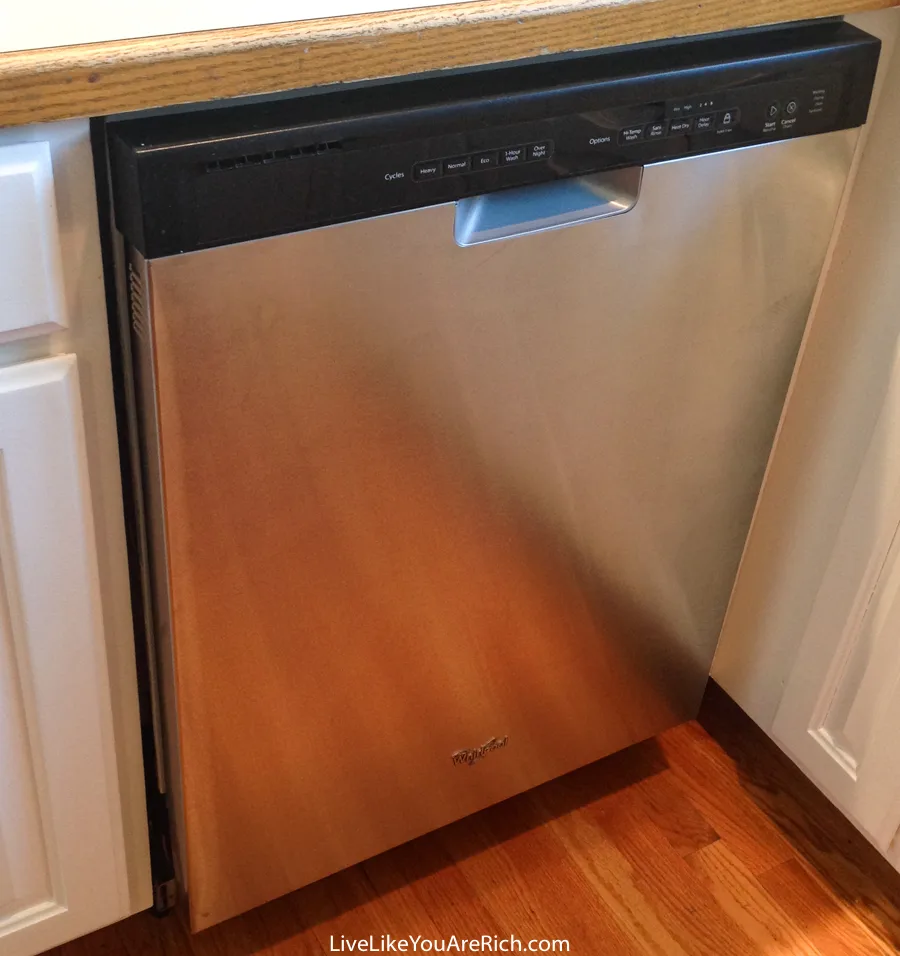 How to Upgrade Your Dishwasher to Stainless Steel for Around $100.00