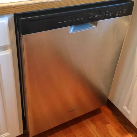 How to Upgrade Your Dishwasher to Stainless Steel for Around $100.00