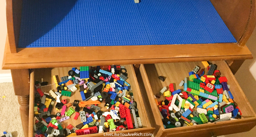 DIY Lego Roll Top Desk