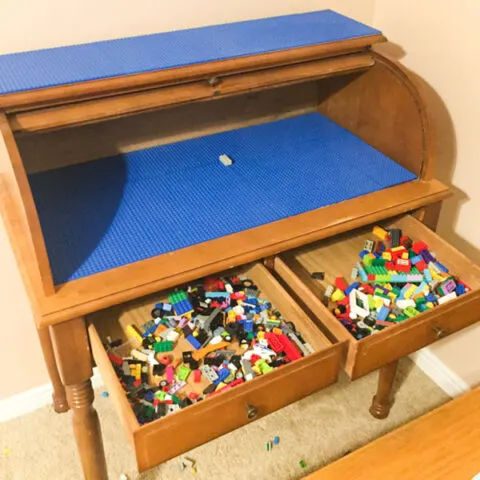 DIY Lego Roll Top Desk