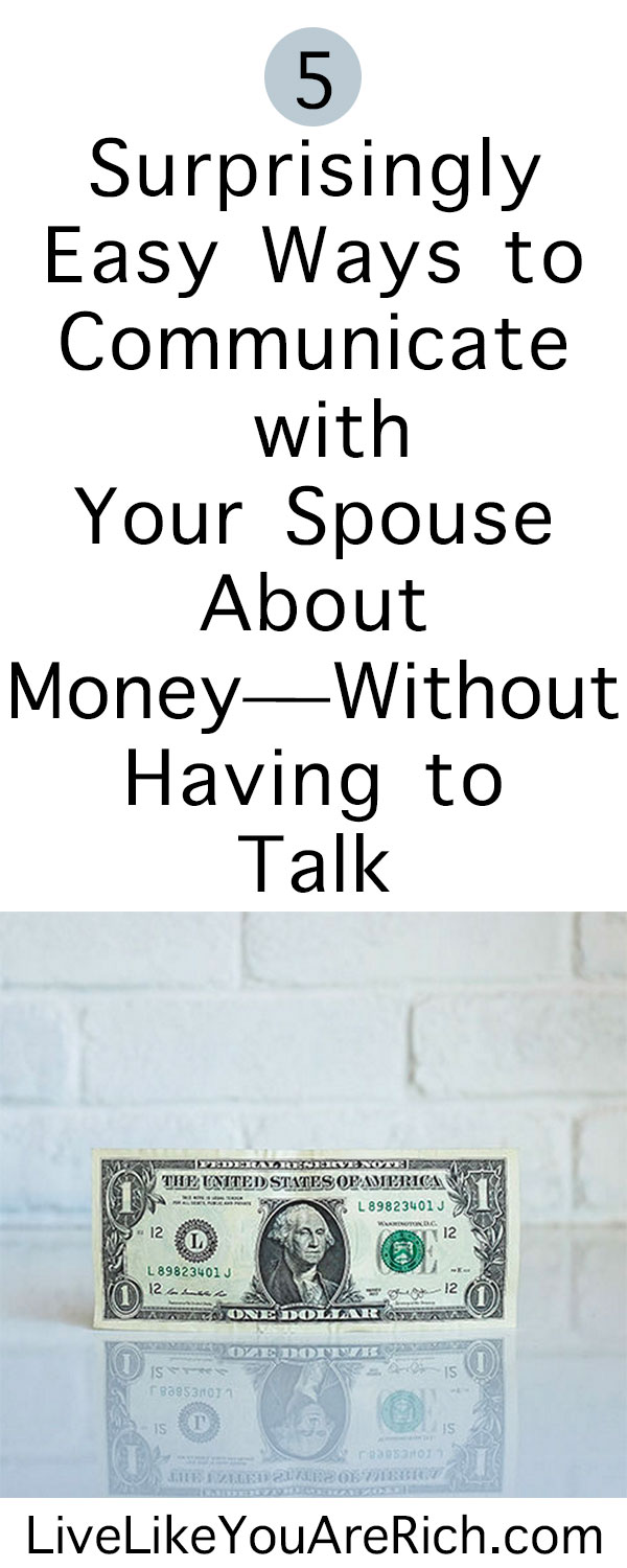 5 Surprisingly Easy Ways to Communicate with Your Spouse About Money—Without Having to Talk