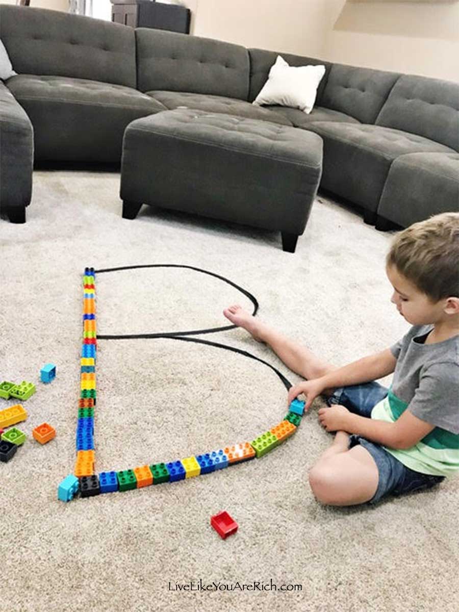 Inexpensive and Easy Activities for Toddlers—Series. Post 1: Tape