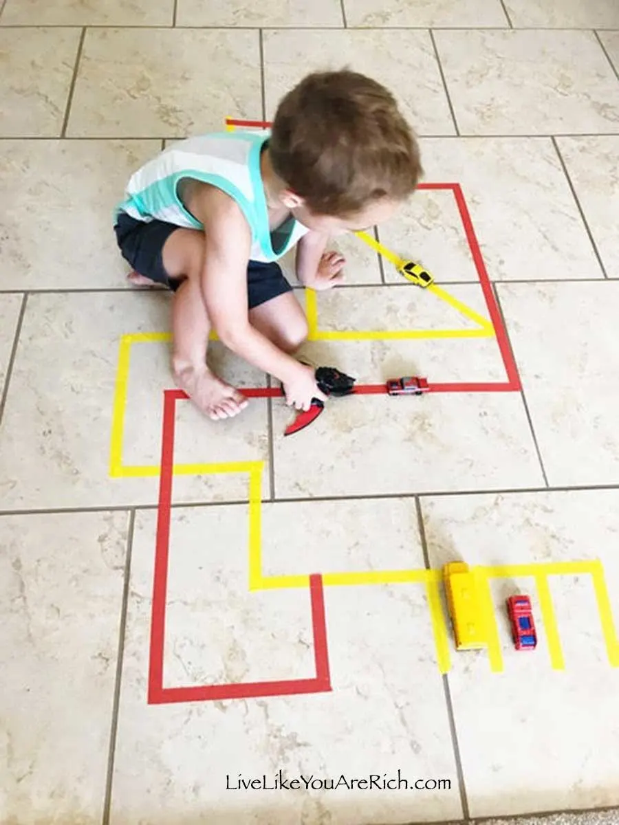 Inexpensive-and-Easy-Activities-for-Kids—Series. Post 1:Tape