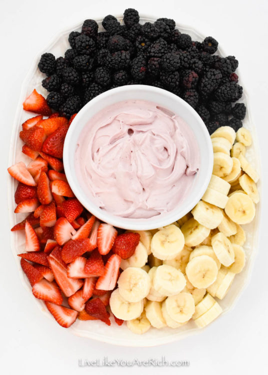 Quick Cream Cheese Yogurt Fruit Dip Live Like You Are Rich