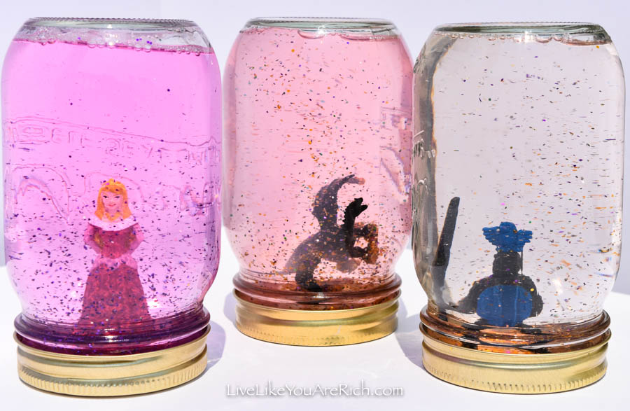 DIY Medieval Snow Globes