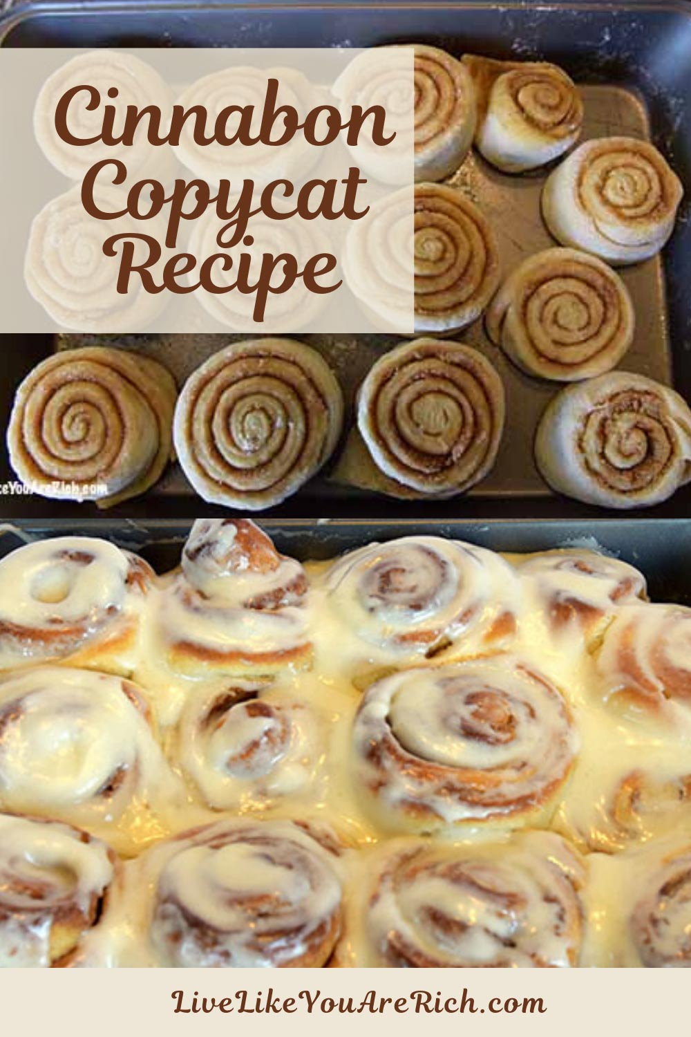 This Cinnabon Copycat Recipe is one amazing recipe that is easy and super delish. Perfect for breakfast, dessert or snack. If you love cinnabon’s you’ll love this. #cinnabon #cinnamon