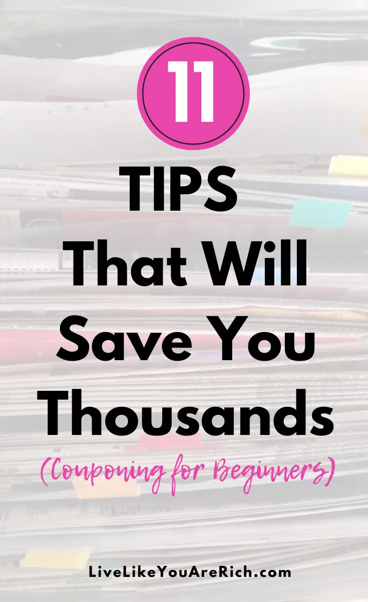 I have been couponing for over a decade. I have saved over $25,000 couponing (over $250/month). If you haven't gotten into couponing, now is a great time. I’m sharing my 11 tips on how to start couponing for beginners that will save you thousands.