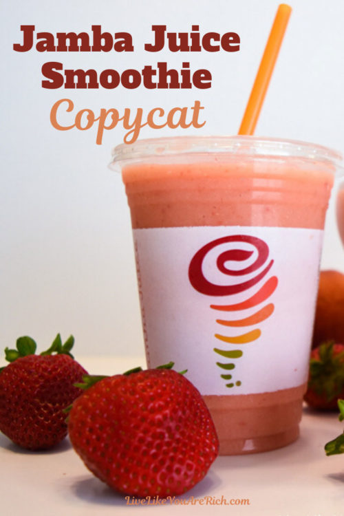 Jamba Juice Caribbean Passion Smoothie Copycat Recipe Live Like You