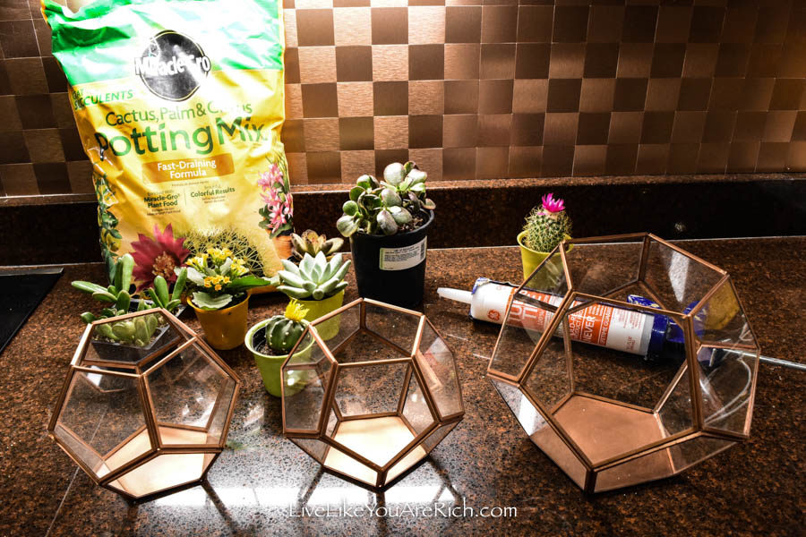 DIY Copper Geo Terrariums supply (1 of 1) Live Like You Are Rich