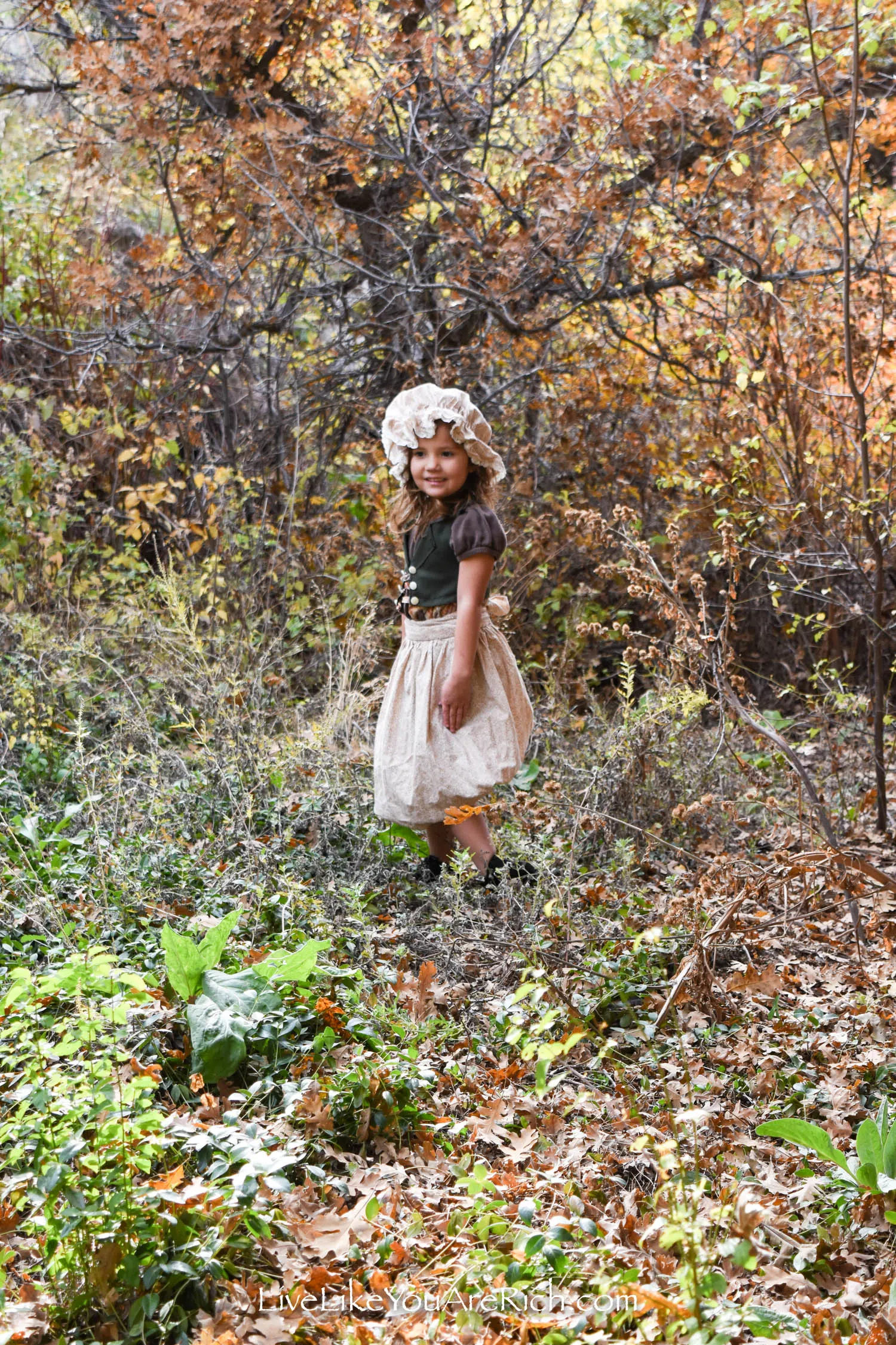 Gretel in forest