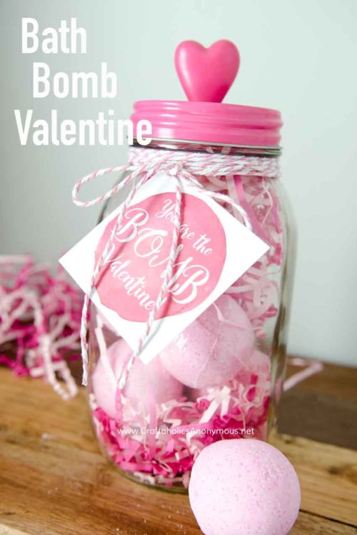 Bath Bomb Valentine Free Printable